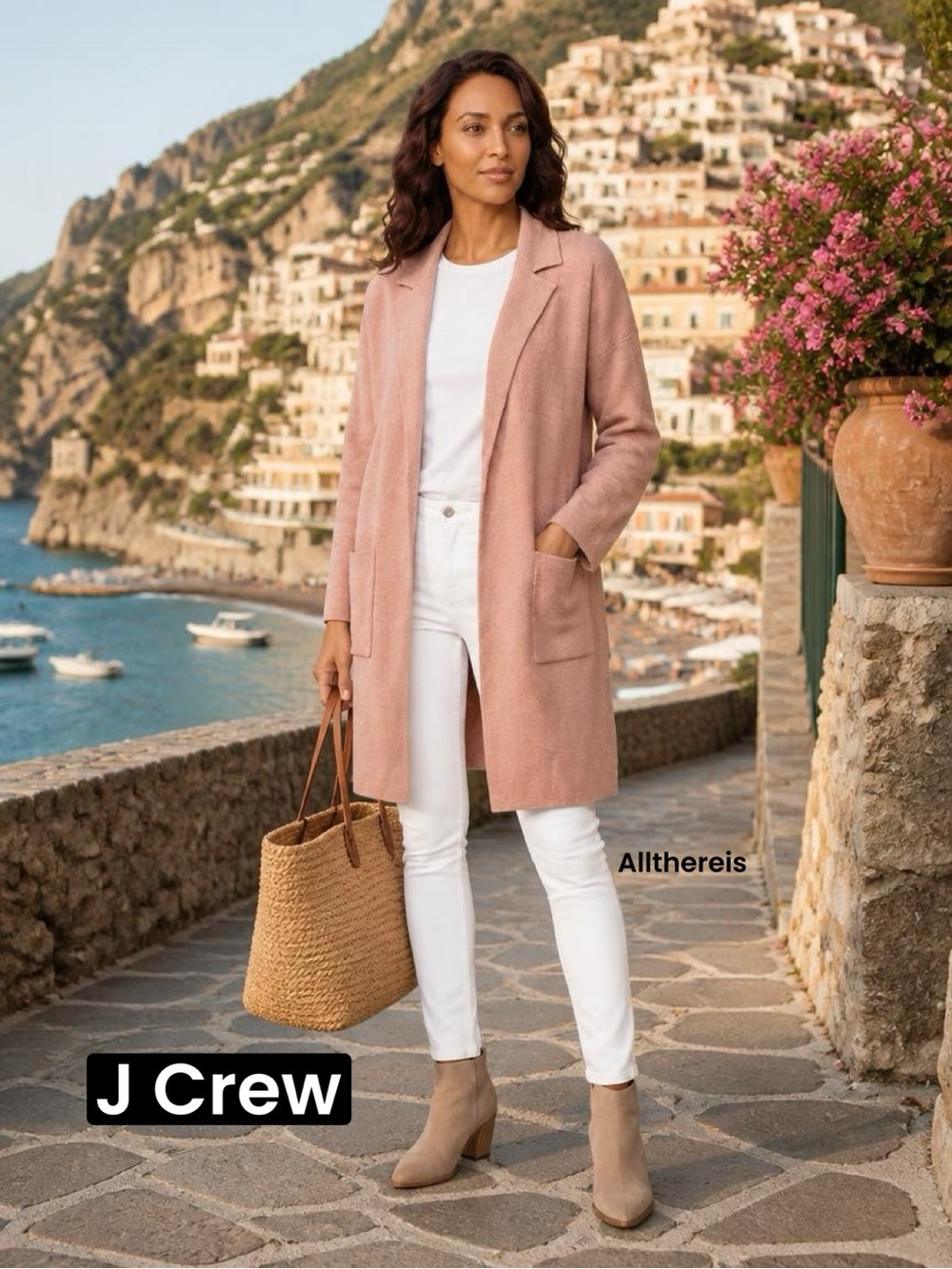 NWT J. Crew Ella blazer long open XS